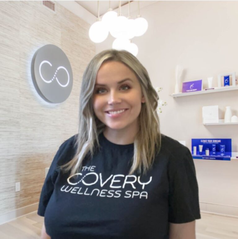 Megan Carter at the Covery Wellness Spa